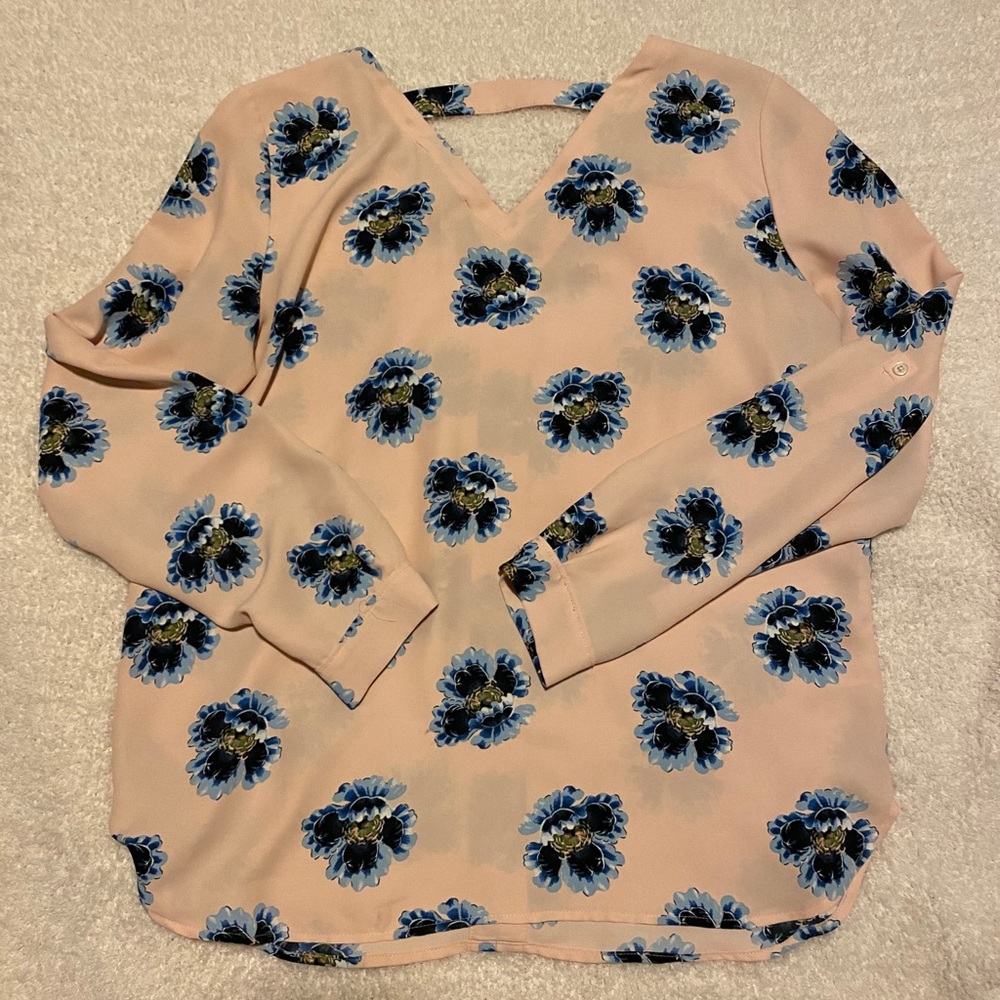 LOFT Women’s Floral Blouse Size Medium